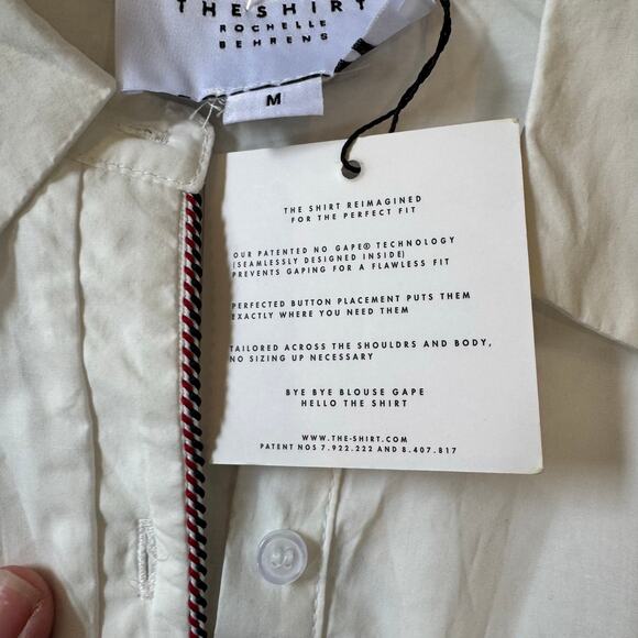 The Shirt by Rochelle Behrens NWT puffy sleeves embroidered 100% cotton size Med - Picture 4 of 7